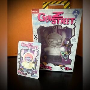 MINISO x Disney Stitch GenZ Street Collection Vinyl Plush Pendent - Flash